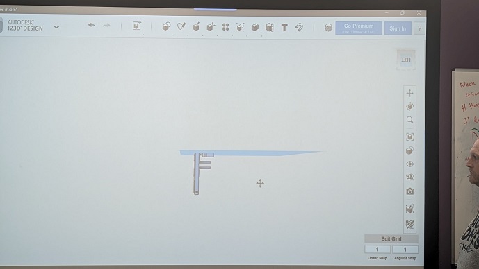 Figure 5: Hinge Visual Representation (Photograph taken by Mark Warren)