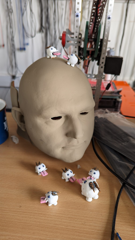 Figure 50 Poros and head (photograph taken by Mark Warren)